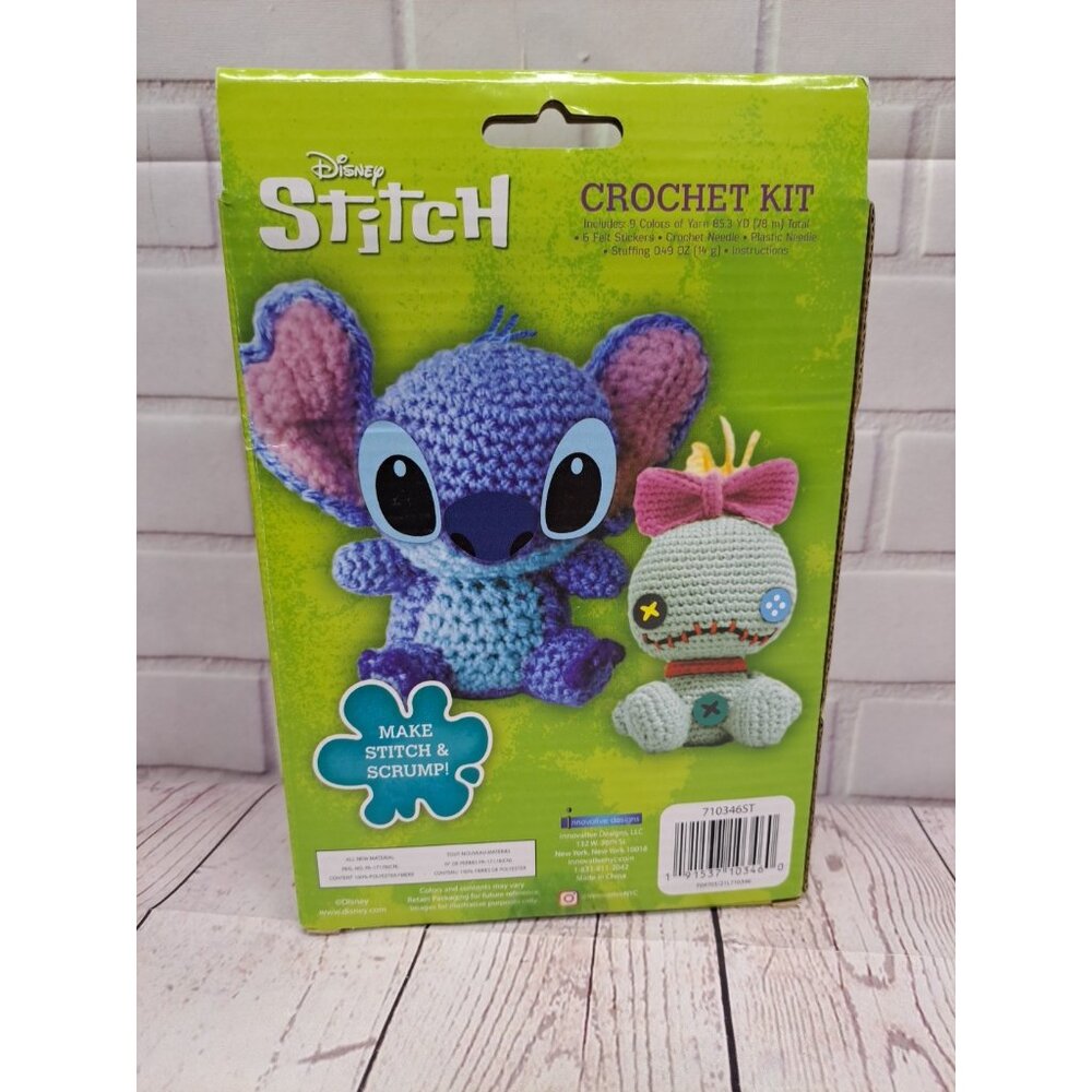NEW Disney Stitch & Scrump Crochet Kit Crafts - Picture 4 of 6